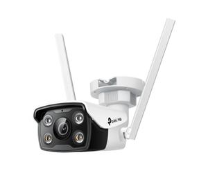 TP-Link VIGI C340-W 4MP Outdoor Full-Color Wi-Fi Bullet Network Camera Experience crystal-clear security with vibrant colours around the clock. Enjoy