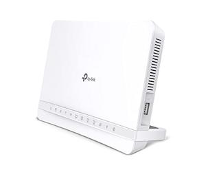 TP-Link VX231v Wi-Fi 6 Internet Box 4, Super VDSL 35b Modem Router, 4 x Gigabit Ports, AX1800 WLAN, Up to 6 DECT Handsets, Compatible with Telekom/1&1/Vodafone/O2, Only for Germany and