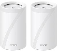 TP-Link WiFi 7 Deco BE68 Mesh System BE14000Mbps Tri-Band 2pcs | 10Gbps Port, MLO, 320MHz, 4K-QAM, Compatible with Alexa, AI Roaming, Up to 550 m² and 200 Devices, Gaming and 8K Streaming