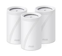 TP-Link WiFi 7 Deco BE68 Mesh System BE14000Mbps Tri-Band 3pcs | 10Gbps Port, MLO, 320MHz, 4K-QAM, Compatible with Alexa, Roaming AI, Up to 750 m², Gaming and 8K Streaming
