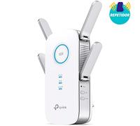 TP-Link WiFi Repeater (RE650), AC2600 WiFi Amplifier, WiFi Extender, WiFi Booster, 1 Ethernet Port, covers up to 200㎡, Compatible with all internet boxes