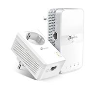 TP-Link WLAN Powerline Adapter Set TL-WPA7617 KIT (Dual Band WLAN 1200 Mbps, AV1000 Powerline, Wifi Clone, MU-MIMO, 2 Gigabit Ports, Plug & Play, Ideal for HD Streaming, App Control) White