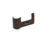 TP Original Genuine Leather Camera Half Case for Panasonic Lumix L10, Coffee, Pack Pocket