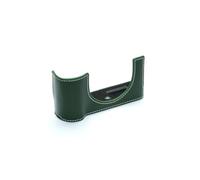 TP Original Genuine Leather Camera Half Case for Panasonic Lumix L10, Green, Pack Pocket