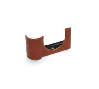 TP Original Genuine Leather Camera Half Case for Panasonic Lumix L10, Rufous, Pack Pocket