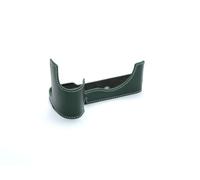 TP Original Genuine Leather Camera Half Case for Sony A7R VI, Green, Pack Pocket