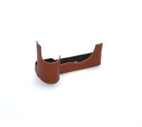 TP Original Genuine Leather Camera Half Case for Sony A7R VI, Rufous, Pack Pocket
