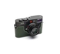 TP Original Genuine Real Leather Half Camera Case for Leica M8, M9, M9P, M-E, M Monochrome in Green