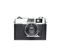 TP Original Handmade Genuine Real Leather Half Camera Case Bag Cover for Canon Canonet QL17 GIII QL19 GIII Black Color