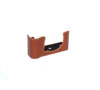 TP Original Handmade Genuine Real Leather Half Camera Case Bag Cover for FUJIFILM X-E5 XE5 Rufous color