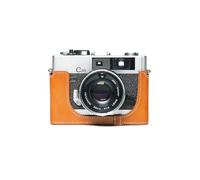 TP Original Handmade Genuine Real Leather Half Camera Case Bag Cover for Konica C35 FD Konica Auto S3 Sandy Brown Color