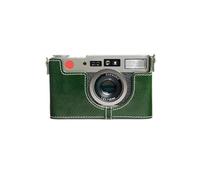 TP Original Handmade Genuine Real Leather Half Camera Case Bag Cover for Leica CM Zoom Green Color