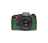 TP Original Handmade Genuine Real Leather Half Camera Case Bag Cover for Leica R3 Green Color
