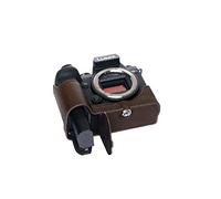 TP Original Handmade Genuine Real Leather Half Camera Case Bag Cover for Panasonic S5 Mark ii S5 M2 Coffee Color