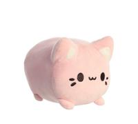 Aurora, 14273, Tasty Peach Strawberry Meowchi, 7In, Eco-friendly soft toy, Pink