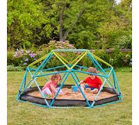 TP Toys 1.9m Metal Climbing Dome & Sandpit - Durable Outdoor Play Equipment for Kids Aged 3+, Versatile Fun with Sand or Ball Pit Base, Sturdy Powder-Coated Steel Frame, Weather-Resistant Design