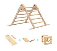 TP Toys Active-Tots Pikler Style Climbing Triangle, Bridge, Climbing Cube & Balance Board - Fsc Certified