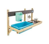 TP Toys, Early Fun Mud Kitchen Playhouse Accessory, Bolt on Mud Kitchen Attachement for a Playhouse, Includes Water Butt, Splash Tub, Pans, Mixing Whisk, Messy Play, 31 x 55 x 56 cm