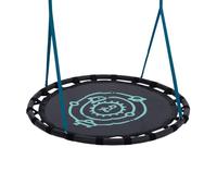 Tp Toys, Duo Nest Swing Seat, 120cm Diameter, Black, Swing Seat Suitable for 2 Children, Weather-Resistant with Padded Edge Protection, ideal for Gardens and Playgrounds, for Ages 3 years +