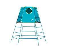 TP Toys Explorer Metal Climbing Frame with Platform & Den | TP852 | 18 Months-Low 12 Years-Full Height | Blue | Outdoor & Garden Toys for Kids