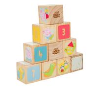 TP Toys Grow With Peppa Pig 10 Piece Wooden Block Set