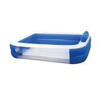 TP Toys Large 6.4ft x 4.7ft Paddling Pool for Kids Ages 3+. Paddling Pool for Garden and Family Fun. 1.95m x 1.45m x 0.4m. Splash and Water Play for Kids.