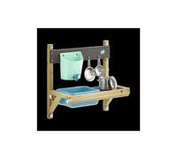 TP Toys Mud Kitchen Accessory for Playhouse - Wooden, FSC Certified, 3+ yrs, Includes Utensils, Water Butt, Splash Bowl & Stencils | 5.02185E+12