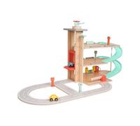 TP Toys Owl & Fox Wooden Multi-Storey Garage - Fsc Certified