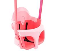 TP Toys Quadpod 4-in-1 Growable Pink, Outdoor Baby Seat with Adjustable Ropes and Safety Strap, Toddler Swing for Gardens and Playgrounds, Kids 6 Months-8 Years One Size