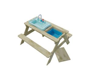 Tp Toys Splash & Play Timber Sand & Water Picnic Table