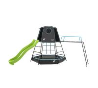 TP Toys Tp Explorer Metal Climbing Frame Set With Ripple Slide And Jungle Run Black Edition