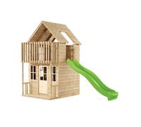 TP Toys Skye Loft House With Ripple Slide, Brown
