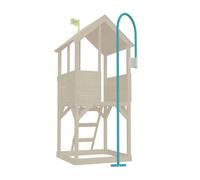 TP Toys Tp Treehouse Wooden Play Tower Fireman's Pole