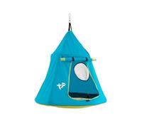 TP Toys UFO Swing Seat Blue With Mesh Window. Den Floor Is Constructed Of Durable Plastic Mesh For Ventilation And Drainage, Best Place For Kids To Hang About - Suitable For 3+ Years.