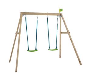 TP Toys UK Forest Wooden Double Swing Set - FSC Certified