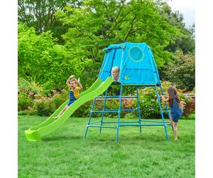 TP Toys UK TP Explorer Metal Climbing Frame Set & Slide - Blue