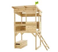 TP Toys UK Treetops Wooden Tower Playhouse With Toy Box