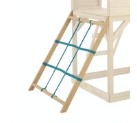 TP Treehouse Wooden Play Tower Cargo Net - FSC certified