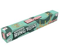 TP Toys Wooden Ring Toss Game FSC Outdoor Fairground Game for Kids Ages 3+ Fun 2-4+ Player Classic Ring Toss Game for Indoor or Outdoor Play