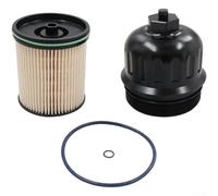 TP1015 Fuel Filter Housing Cover Compatible with For 6 For 6L For Chevy For GMC 2017 to 2020 Aluminum Alloy Replacement Part Number 134001 (Black)