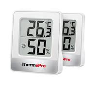 TempPro TP49 Digital Room Thermometer Mini Temperature Monitor, 2 Pieces