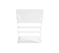 TP4U - Pack of 100 Bags - 6'' x 9'' Multipurpose Write on Panels/Stripe Grip Seal Reusable Resealable Strong Clear Plastic Polythene Storage Pouches - Various Quantities Available (100)