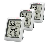 TP50 Room Thermometer Digital Indoor Hygrometer Monitor Temperature and Humidity Meter for Home Office Nursery Comfort, Min and Max Records, 3 Pieces