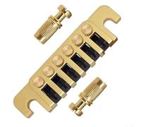 TP6 Bridge for 6 String For LP Electric Guitar Includes Everything You Need for Installation (gold)