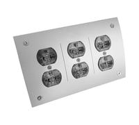 TP60 6 Port 110V Power Outlet with Advanced Noise Filter for Audiophile Systems Aluminum Alloy Shell RFI Noise Filter
