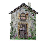 TPALPKT Miniature Fairy Gnome Door, Fairy Garden House, Fairy Doors for The Enchanted Garden Fairies and Gnomes, Yard Art Garden Tree Sculpture Statues, Fairy Garden Decor Accessories