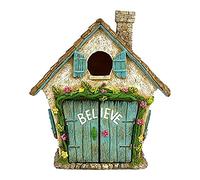 TPALPKT Miniature Fairy Gnome Door, Fairy Garden House, Fairy Doors for The Enchanted Garden Fairies and Gnomes, Yard Art Garden Tree Sculpture Statues, Fairy Garden Decor Accessories