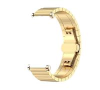 TPANSCF 18mm Metal Band Compatible With Watch GT5 Pro 42mm /GT5/4 41mm Replacement Bracelet Accessory(Golden,GT5 Pro42mm)