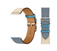 TPANSCF Leather Watch Strap Compatible With Watch Band 44mm 45mm 41mm 42-46mm 40mm Single Tour Ultra 2 49mm Series 10 9 8 7 6 5 4 3 SE(Blue pink white13,S10-46mm)