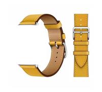 TPANSCF Leather Watch Straps For Watch Band 46mm 44mm 49mm 45mm 42mm 40mm 38/41mm Bracelet IWatch Series 10-Ultra 9-8-7-6-5-4-3-SE(Amber 24,40 41-S10 42mm)